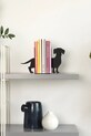 Salon i sypialnia Balvi podpórki do książek Teckel 16 x 10 x 13,5 cm 2-pack 27564 czarny