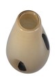 Salon i sypialnia home & lifestyle wazon dekoracyjny 25 x 12 x 12 cm KAL.3044 beżowy
