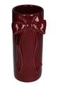 Dekoratívna váza home & lifestyle Bow 25,3 x 10,8 x 12 cm burgundské KAL.8364