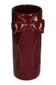 Dekoratívna váza home & lifestyle Bow 25,3 x 10,8 x 12 cm burgundské KAL.8364