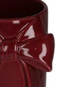 Dekoratívna váza home & lifestyle Bow 25,3 x 10,8 x 12 cm KAL.8364 burgundské AA00