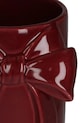 Dekoratívna váza home & lifestyle Bow 25,3 x 10,8 x 12 cm KAL.8364 burgundské AA00