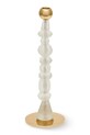 Pols Potten świecznik dekoracyjny Beads S/12 x 34 cm 390.225.200 beżowy AA00