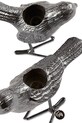 Pols Potten zestaw świeczników flock of birds 12,5 x 5 x 7 cm 2-pack 390.225.191 szary