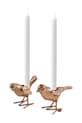 Pols Potten zestaw świeczników flock of birds 12,5 x 5 x 7 cm 2-pack 390.225.209 pomarańczowy AA00