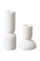 House Nordic set de sfeșnice 15 / 9,5 cm 2-pack alb 4561204