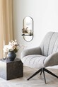 Salon i sypialnia House Nordic wazon dekoracyjny 21 x 20 cm 4441789 czarny