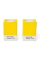 Pantone świecznik dekoracyjny 7,8 x 5,5 cm 2-pack żółty 101720012