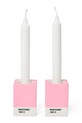 Pantone świecznik dekoracyjny 7,8 x 5,5 cm 2-pack 101720182 różowy AA00
