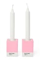 Pantone świecznik dekoracyjny 7,8 x 5,5 cm 2-pack 101720182 różowy AA00