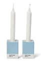 Pantone świecznik dekoracyjny 7,8 x 5,5 cm 2-pack niebieski 101720550