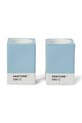 Pantone świecznik dekoracyjny 7,8 x 5,5 cm 2-pack 101720550 niebieski AA00