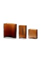 Hübsch zestaw wazonów dekoracyjnych Amber 13/18/20 cm 3-pack żółty 180904