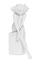 Christel figurka dekoracyjna Byk 23 cm biały DK4505.ZODIAC