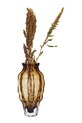 Madam Stoltz wazon dekoracyjny 18 cm J71242123BR brązowy AA00