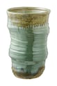 House Nordic wazon dekoracyjny z ceramiki szkliwionej 22 x 22 x 34,5 cm turkusowy 4441008