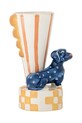 Dekorativní váza Bloomingville Dachsy 21,5 cm 82063235 vícebarevná AA00