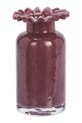 Madam Stoltz wazon dekoracyjny ze szkła barwionego 12 x 19 cm fioletowy 2402838B