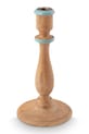 Pip Studio świecznik dekoracyjny drewniany 13 x 13 x 25 cm beżowy 51092169