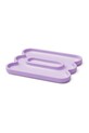 Octaevo taca dekoracyjna z kamionki 15 x 20 cm OCATEL.21 fioletowy AA00