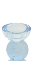 Light & Living svícen dekorativní z barevného skla 9,5 x 15,5 cm 6073880 modrá AA00
