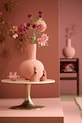 Light & Living фігурка декораційна з пластику 14 x 13 x 21 cm рожевий 7619489