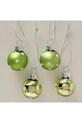 Boltze zestaw bombek choinkowych Punti 3 cm 12-pack 2063016 zielony AA00