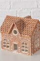Lifestyle Boltze lampion świąteczny led Gingerbread 15 cm 2059365 brązowy