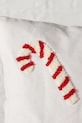 Lifestyle Boltze pernă decorativă din bumbac Candycane 45 x 45 cm 2060468 alb
