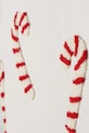 Boltze pernă decorativă din bumbac Candycane 45 x 45 cm alb 2060468