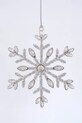 Boltze zawieszka świąteczna Salju 5,5 cm 2063084 szary AA00