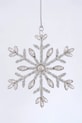 Boltze zawieszka świąteczna Salju 5,5 cm 2063084 szary AA00