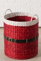 Boltze kosz do przechowywania Santa 52 x 41 cm 2068601 czerwony AA00
