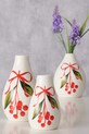 Διακοσμητικό βάζο Boltze Noelle 12 cm 3-pack 2060538 πολύχρωμο AA00