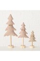 Lifestyle Boltze choinka dekoracyjna Arvore 33 / 22 / 43 cm 3-pack 2059250 beżowy