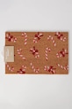 Boltze wycieraczka świąteczna Candy 60 x 40 cm 2058596 brązowy AA00