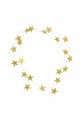 House Doctor łańcuch dekoracyjny HDStars 150 cm żółty 257870359