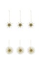 House Doctor zawieszka dekoracyjna HDStari 2 x 8 cm 3-pack multicolor 206121050