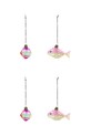 House Doctor zestaw bombek choinkowych HDPez 5 cm 4-pack multicolor 206922187