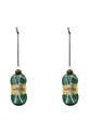 House Doctor zestaw bombek choinkowych HDWrench 10 x 4,5 cm 2-pack multicolor 206922189