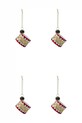 House Doctor zestaw bombek choinkowych 4,7 x 5 cm 4-pack multicolor 206863085