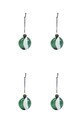 Набір ялинкових куль House Doctor HDTwister 6 cm 4-pack барвистий 206862205