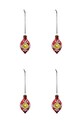 House Doctor set de globuri de crăciun HDNostal 9,3 x 4,9 cm 4-pack multicolor 206862196