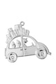 Rosendahl zawieszka dekoracyjna Christmas Car 9 x 6,5 cm 33101 szary AA00