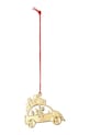 Rosendahl pandantiv decorativ Christmas Car 9 x 6,5 cm galben 33102