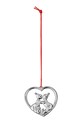 Στολίδι Rosendahl Kissing Elves 6,5 cm γκρί 33107.