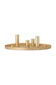 Bloomingville świecznik dekoracyjny Maxime 30 x 8 cm żółty 82068438