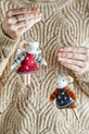 Bloomingville zawieszka świąteczna Peo Ornament 9 x 13,5 x 5 cm 2-pack 82061877 multicolor AA00