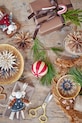 Lifestyle Bloomingville zawieszka świąteczna Peo Ornament 9 x 13,5 x 5 cm 2-pack 82061877 multicolor