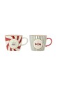 Bloomingville zestaw kubków Yule Mug 300 ml 2-pack multicolor 82062887